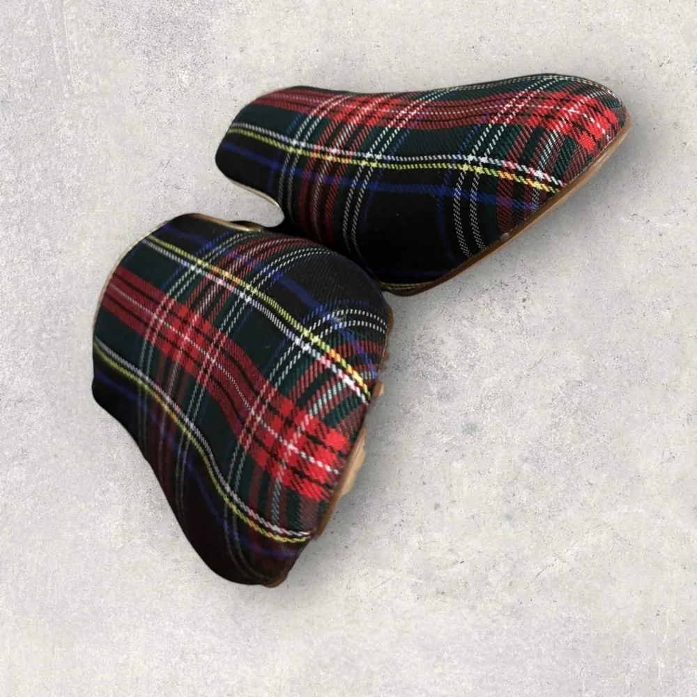 J. Crew tartan plaid smoking loafers